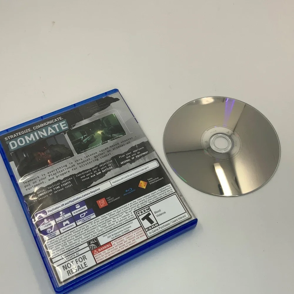 Sony Firewall Zero Hour CUSA-10034 Blu-ray Blue PS4 VR